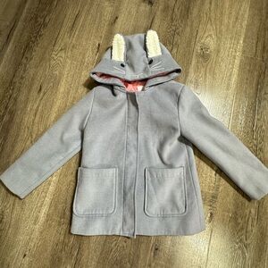 Cat & Jack Gray Kids Hooded Cape with Ears